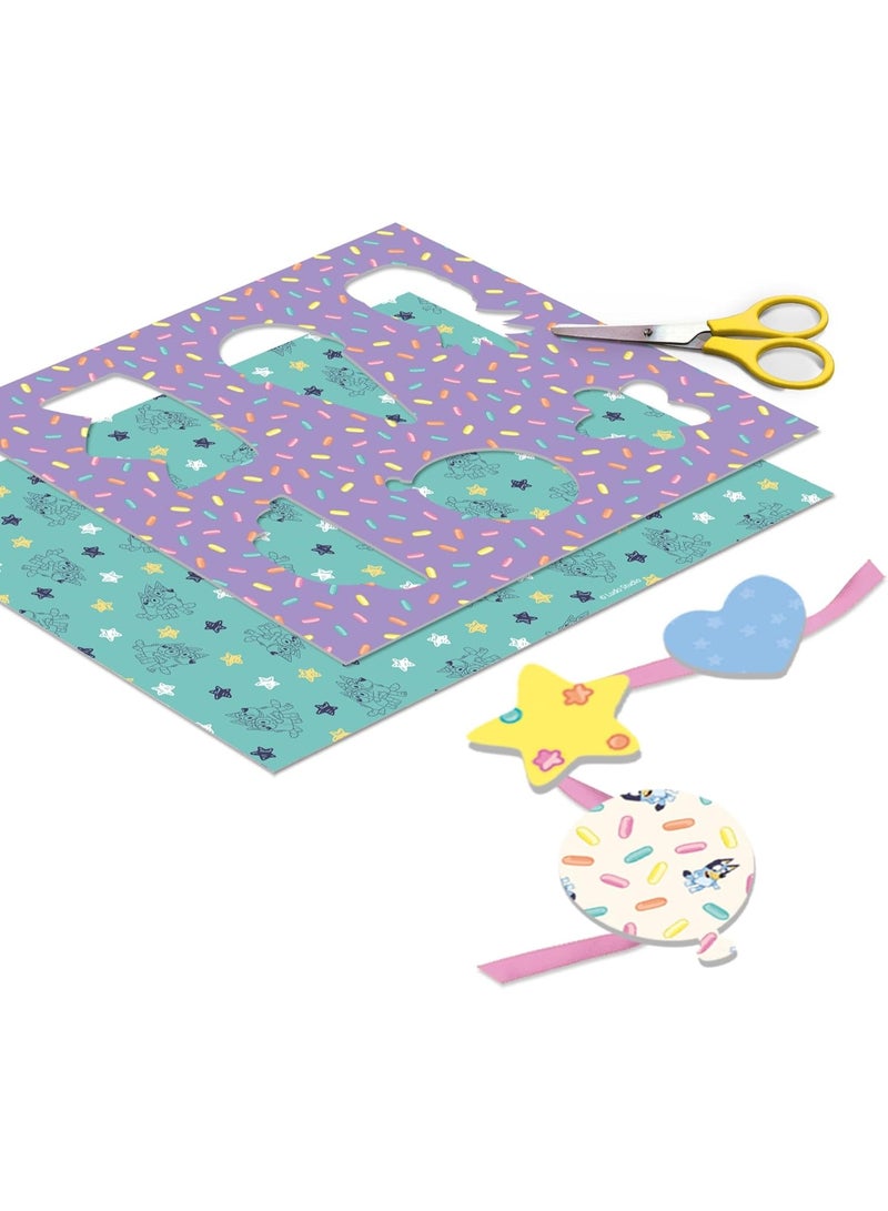 BLUEY Drawing School - Educational Drawing Kit for Children from 3 Years - A4 Light Table - Scented Felt Pens - Stencils, Stickers & Scissors - Manual and Creative Activities - Image 4